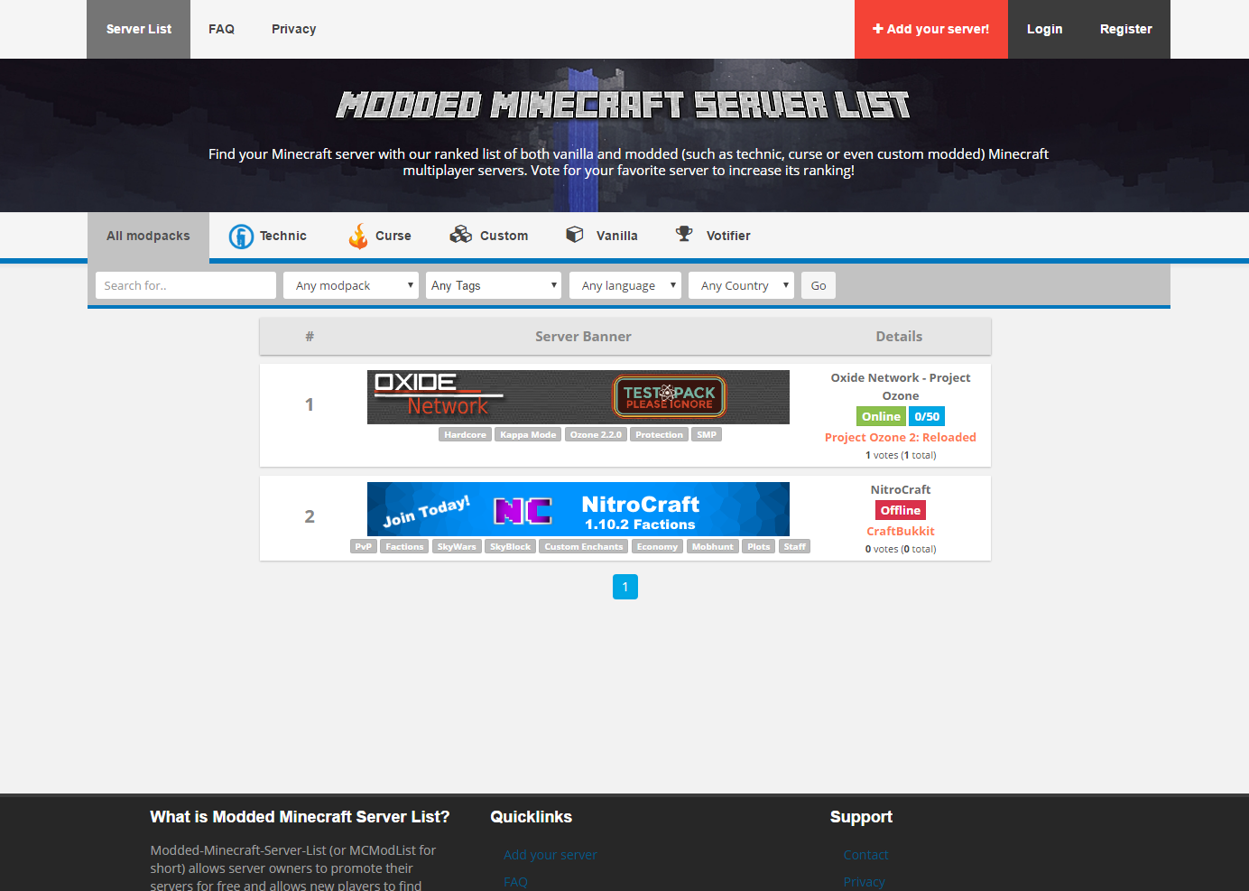 MCModList